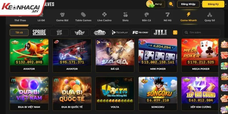 Các thể loại trò chơi hàng đầu tại nhà cái DEBET