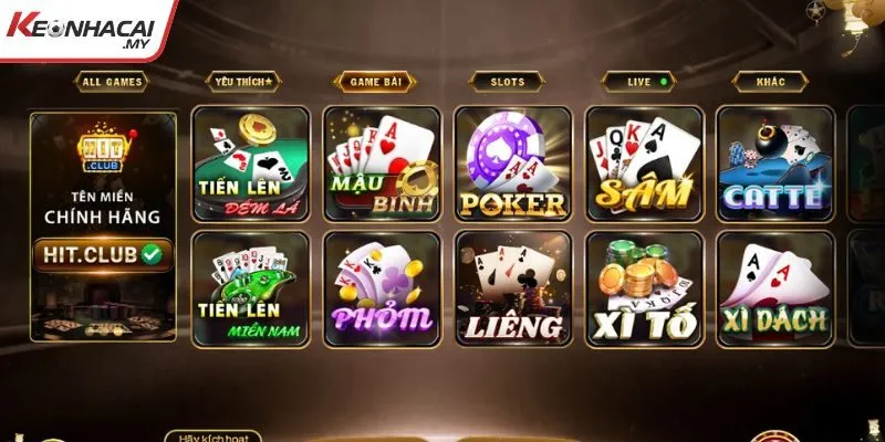 Kho game đổi thưởng hấp dẫn có tại HitClub