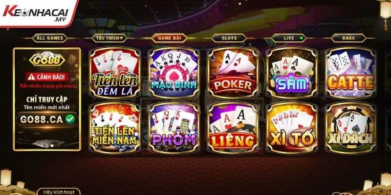Trải nghiệm đa dạng trò chơi tại cổng game Go88